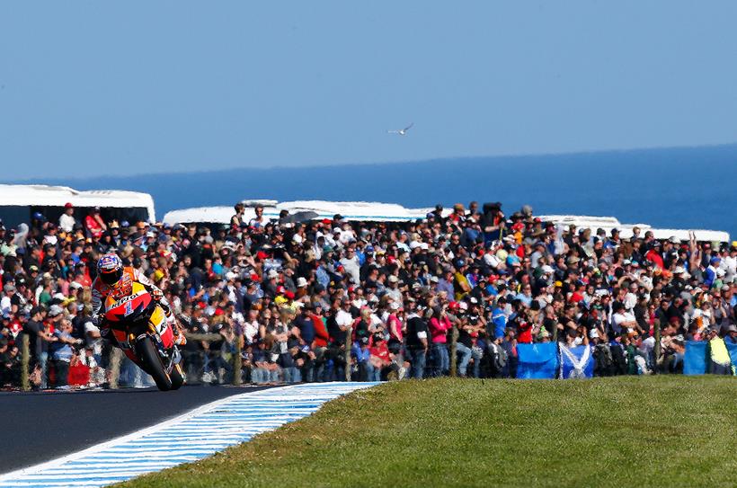 Aussie Casey Stoner dominated at Phillip Island.