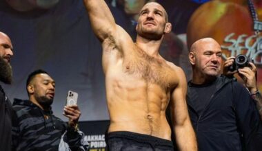 Sean Strickland Predicts He'll Out-Wrestle Fluffy at UFC Houston