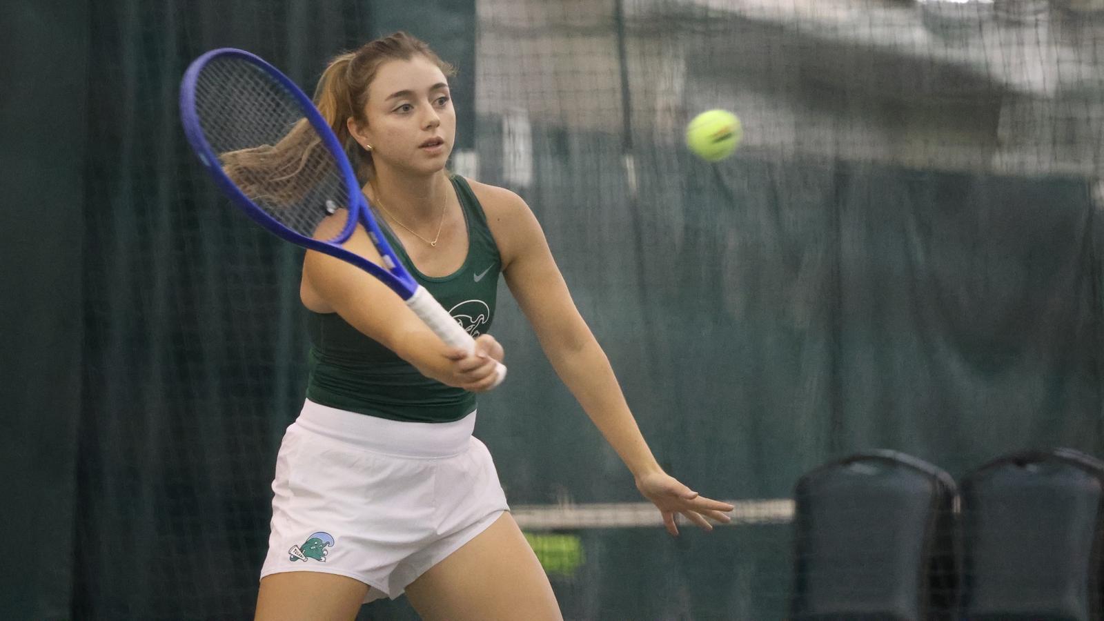 Campbell Ricci practices at Wichita State on Saturday, February 14, 2026.