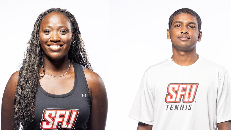 Two Men's and Woman's Tennis Players Name NEC Prime Performer