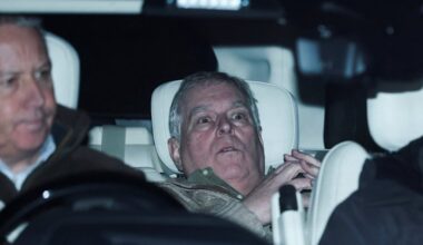 Former Duke of York returns to Sandringham estate after being taken in custody for 11 hours by UK Police amid Jeffrey Epstein scandal