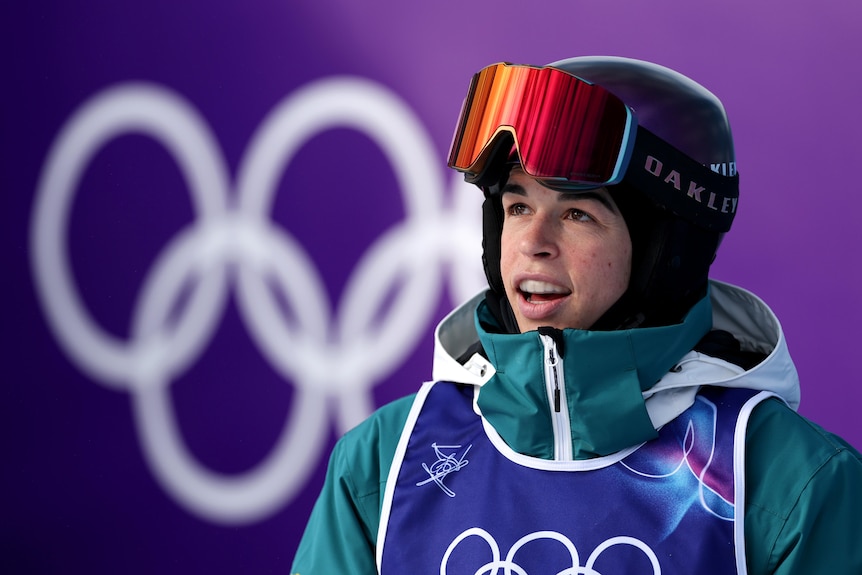 Jakara Anthony looks up