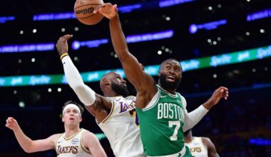 Lakers' LeBron James endorses Celtics' Jaylen Brown for MVP