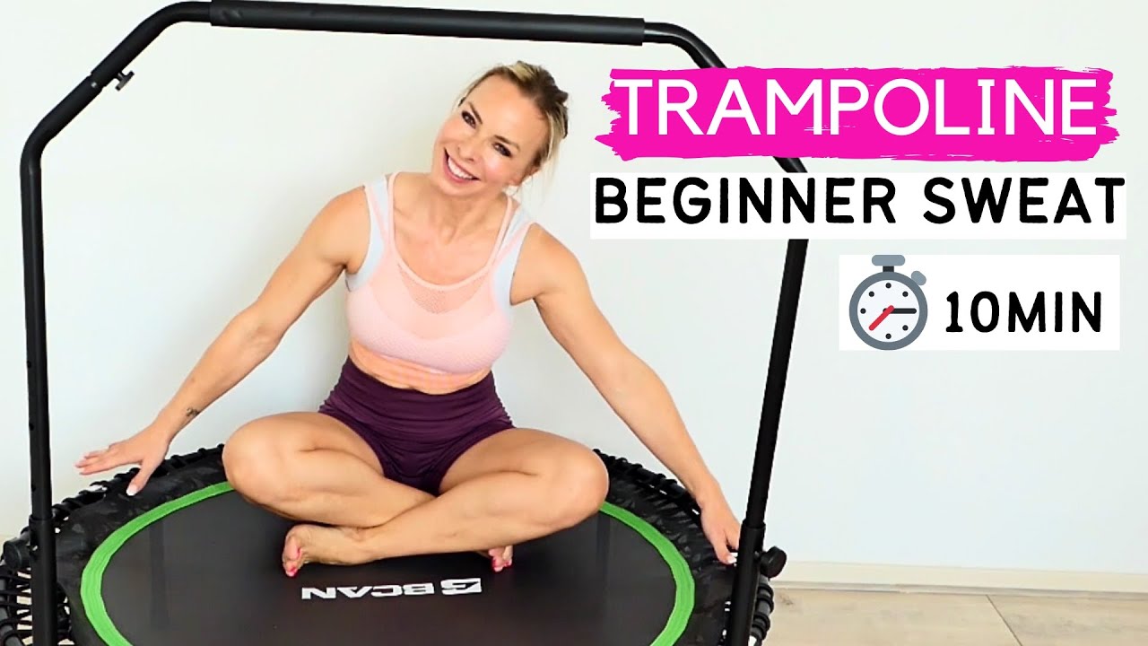 BEGINNER SERIE: full body trampoline workout with BCAN trampoline - YouTube