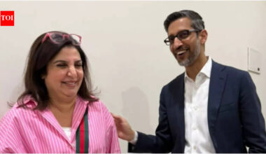'When u make Google Giggle': Farah Khan leaves Sundar Pichai in splits - See Viral PICS |