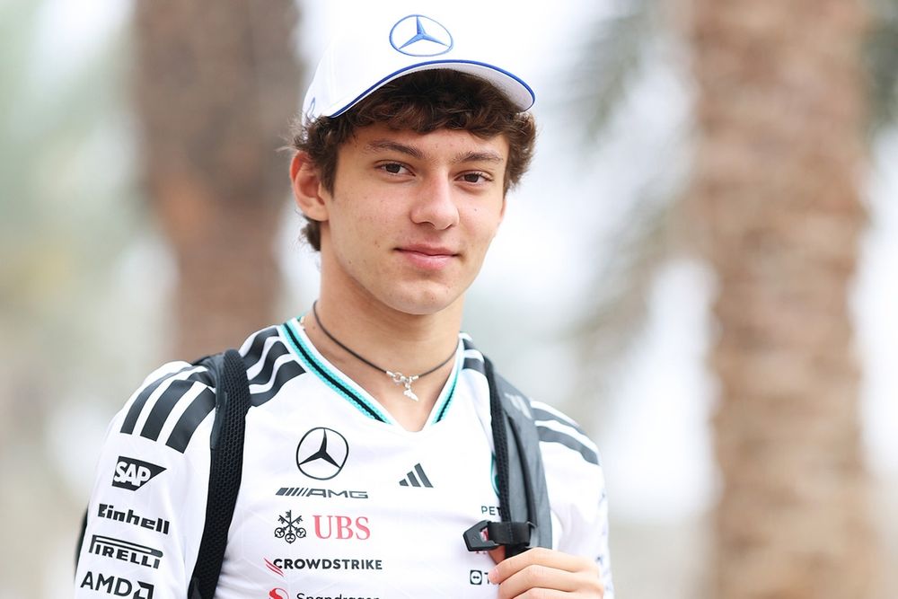 Andrea Kimi Antonelli, Mercedes during 2026 pre-season testing