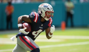 Patriots release RB Antonio Gibson after two seasons with team