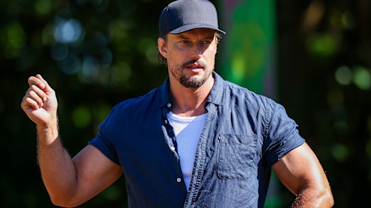 David Genat in episode one of Australian Survivor: Redemption.