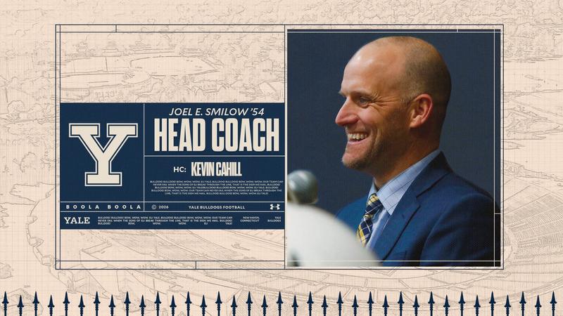Kevin Cahill Named the Joel E. Smilow ’54 Head Coach of Yale Football