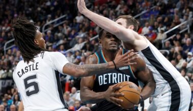 Spurs pass 'good test' in physical clash with Pistons