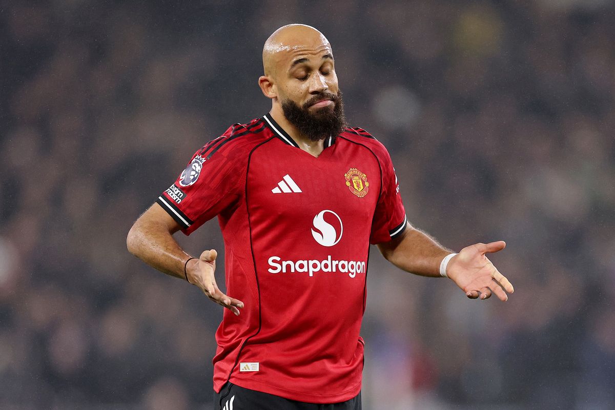 Bryan Mbeumo during the Premier League match between Everton and Manchester United at the Hill Dickinson Stadium.