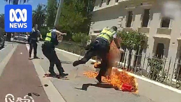 WA man who tried to set police officer on fire sentenced to four years in prison