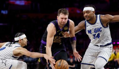 Luka hesitates, LeBron misses on the last possession of a rough homestand for the slumping Lakers