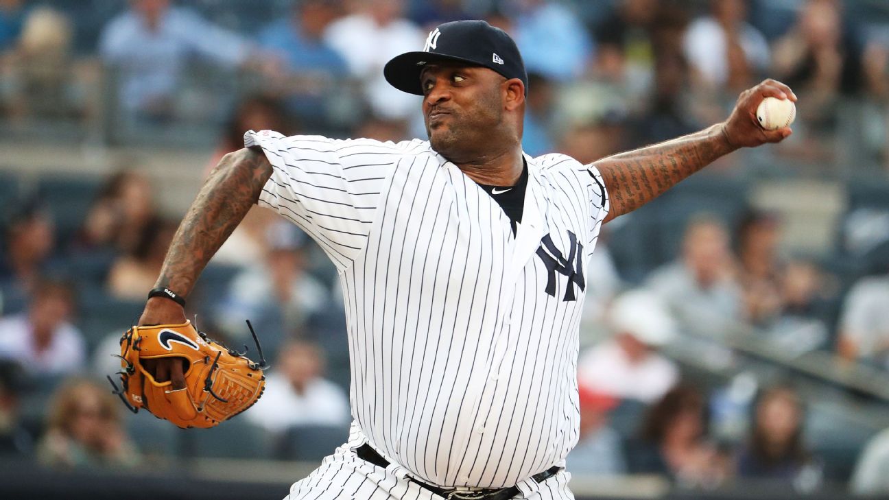 Yankees to retire CC Sabathia's No. 52 jersey on Sept. 26