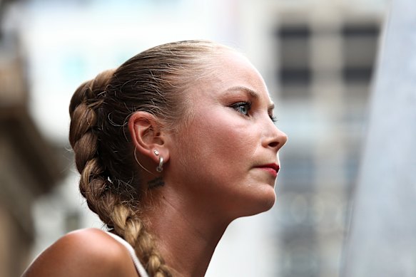 Tame led the controversial chant in Sydney earlier this month.