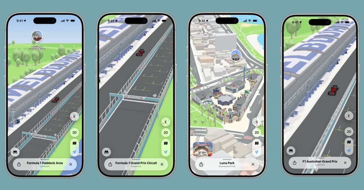 Apple Maps adds detailed F1 experience ahead of 2026 season