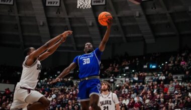 Men's basketball drops midweek contest at Southern Illinois