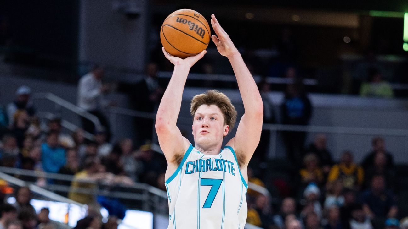 Hornets' Kon Knueppel sets rookie 3-point record with 207th