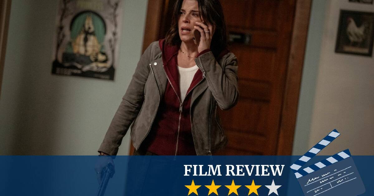 Neve Campbell's Sidney faces a new Ghostface killer in Scream 7. Picture Paramount Pictures