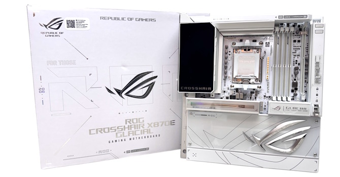 ASUS ROG Crosshair X870E Glacial Review - A Masterpiece