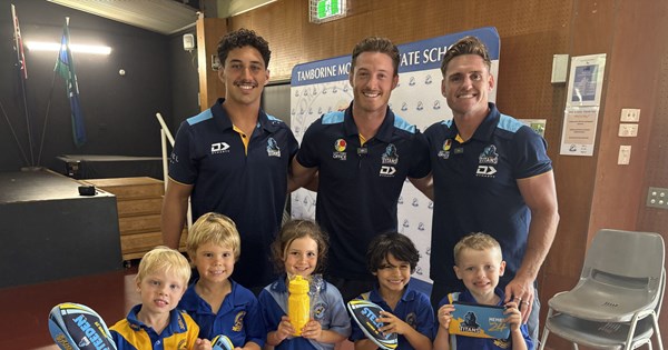 NRL 2026: Titans, Titans take Try Time Tales on the road in community blitz