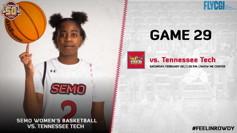 Women's Basketball Hosts Tennessee Tech Saturday in Regular Season Finale