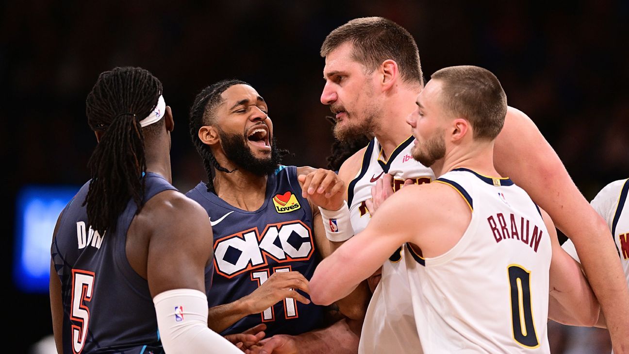 Nuggets' Jokic calls out Thunder's Dort for 'unnecessary' foul