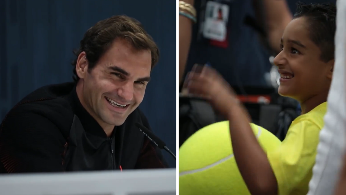Tennis news 2026 | Roger Federer pro tennis match promise with Izyan 'Zizou' Ahmad, viral interview video, wildcard into Indian Wells Open