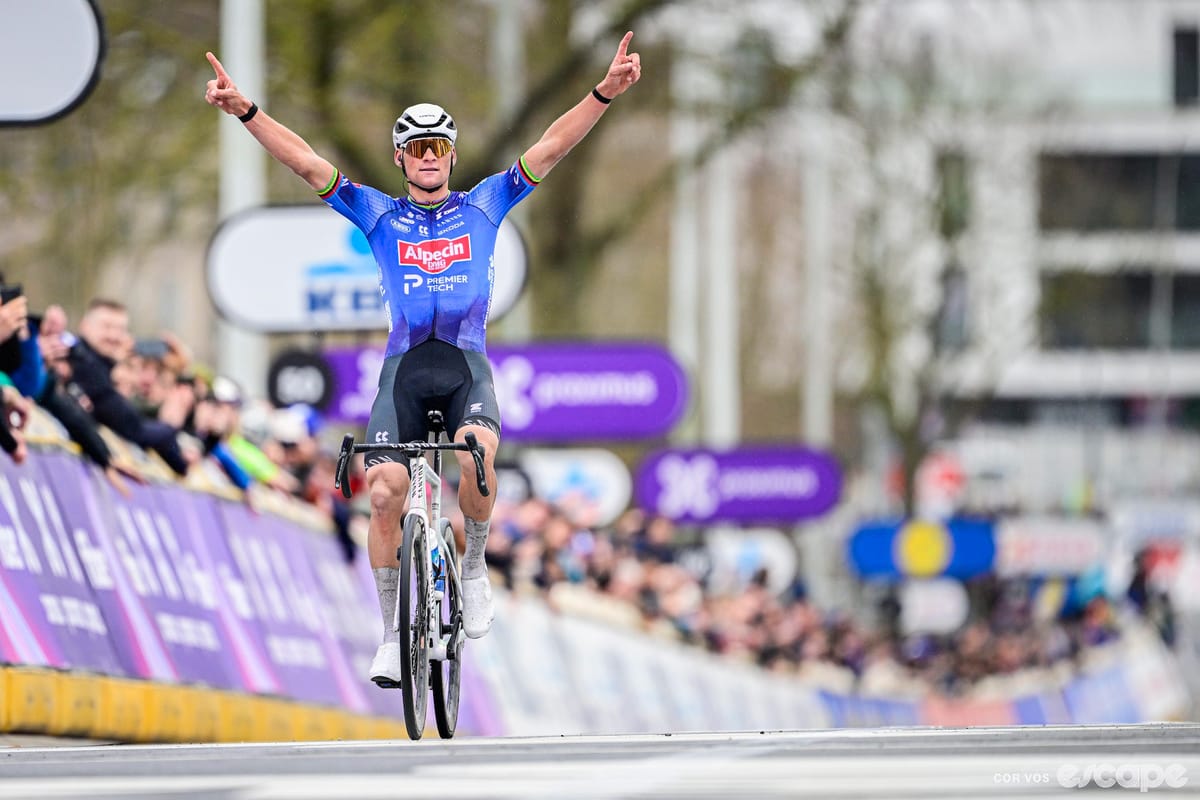 Van der Poel ticks off Omloop Nieuwsblad on debut