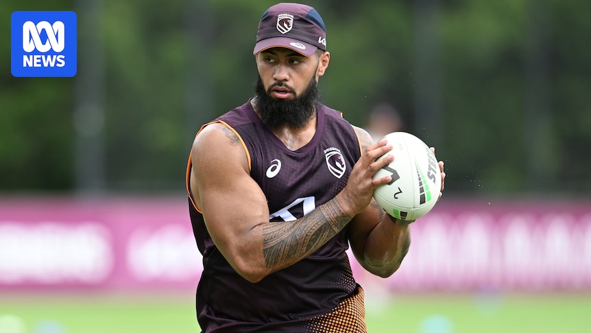 Payne Haas rejects Michael Maguire rumour in NRL move from Broncos to Rabbitohs