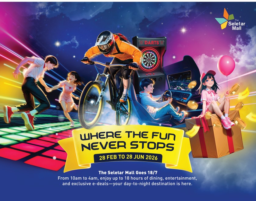 The Seletar Mall Launches Late-Night Hours with Overnight ‘Downmall’ Cycling Challenge