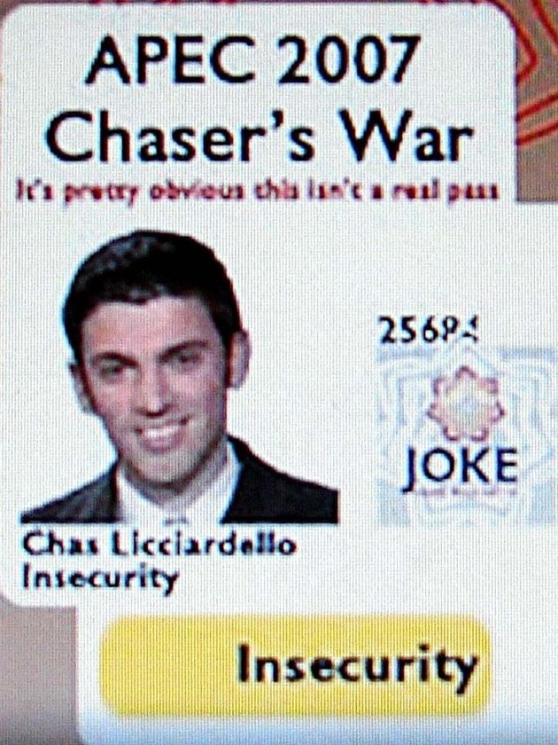 Chas Licciardello fake ID