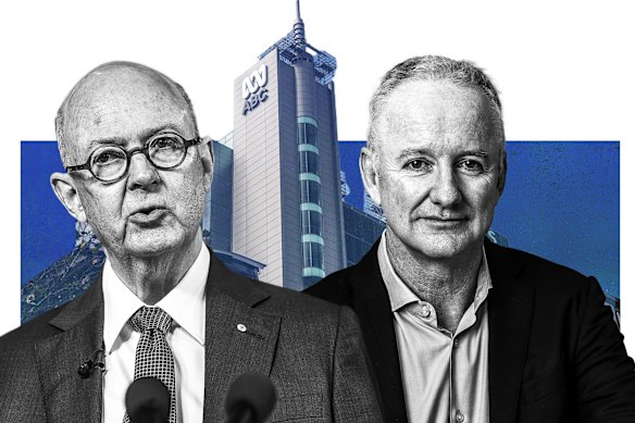 ABC chair Kim Williams (left) and managing director Hugh Marks.