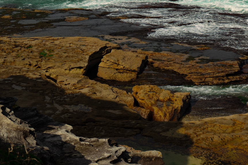 Rocks at Tamarama Beach