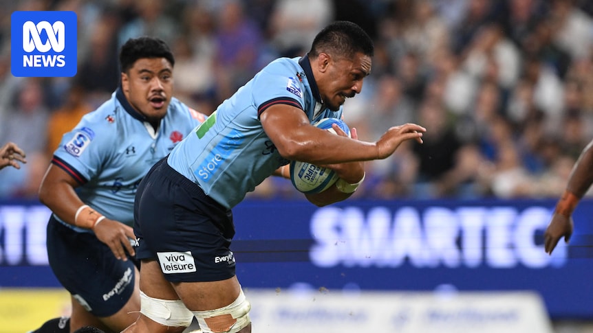 NSW Waratahs defeat Fijian Drua in Super Rugby Pacific round two, Pete Samu plays after birth of child