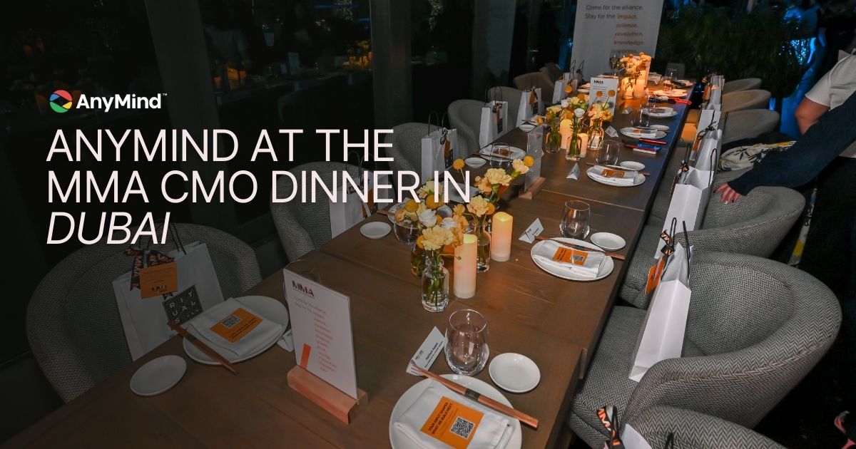 AnyMind Group at the MMA CMO Dinner in Dubai