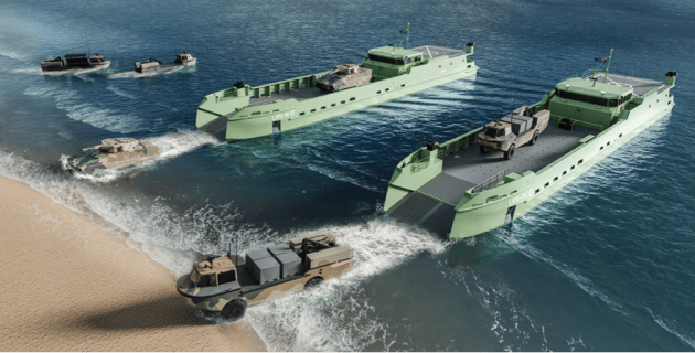 Medium and heavy landing craft contracts signed
