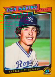 dan marino baseball card