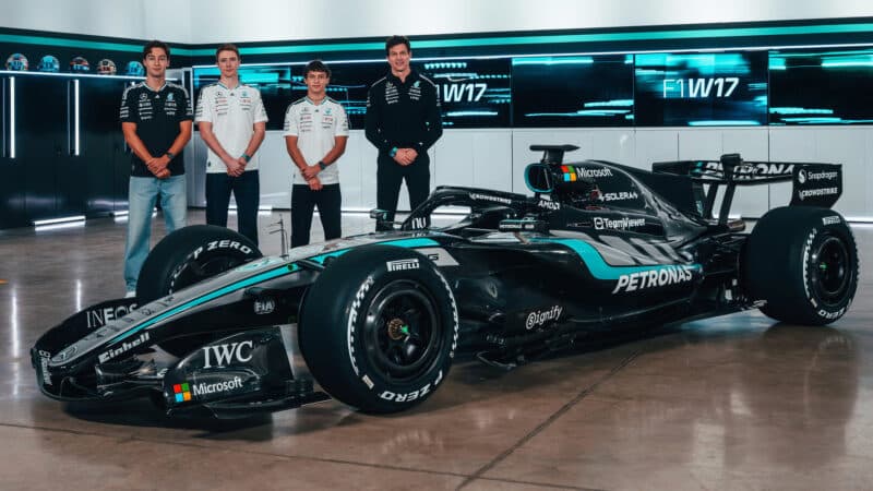 Mercedes F1 team launch