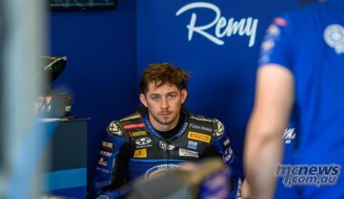 Remy Gardner hampered by injury during P.I. WorldSBK Testing