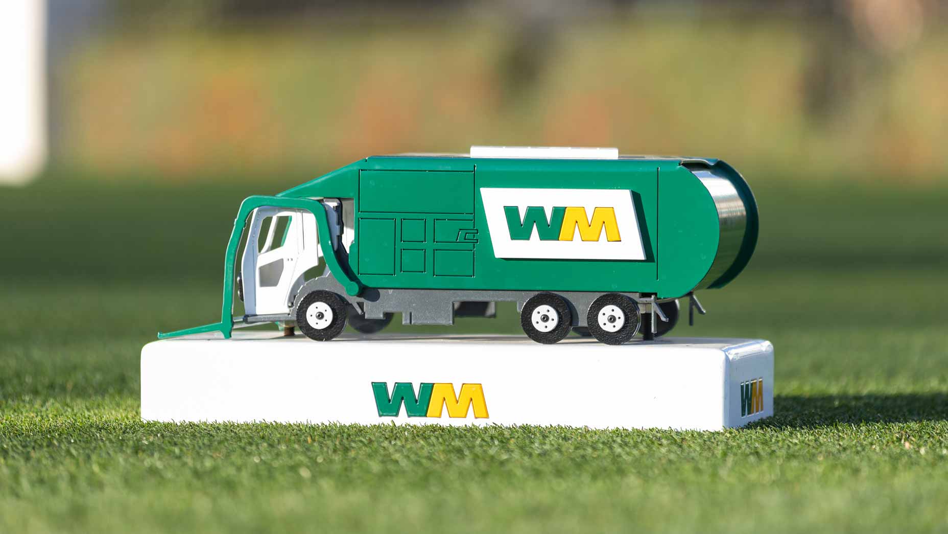 2026 wm Phoenix Open tee marker pictured at TPC Scottsdale.