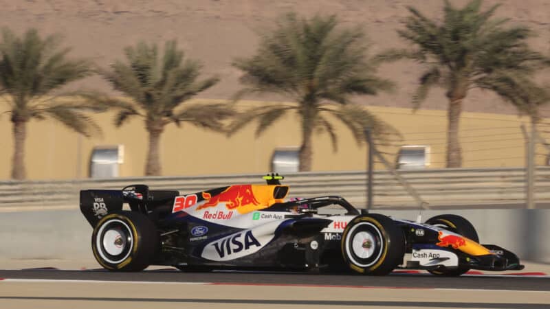 Liam Lawson (Racing Bulls-Ford) in second week of the 2026 pre-season test in Bahrain