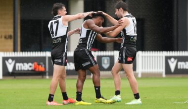 Port Adelaide strikes Sturt in wet trial match