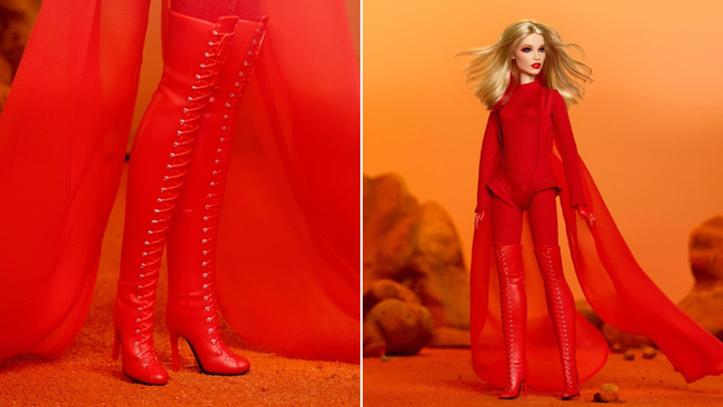 The Barbie Signature Kylie Minogue Doll retails for $96 and is a tribute to the singer’s legacy. 