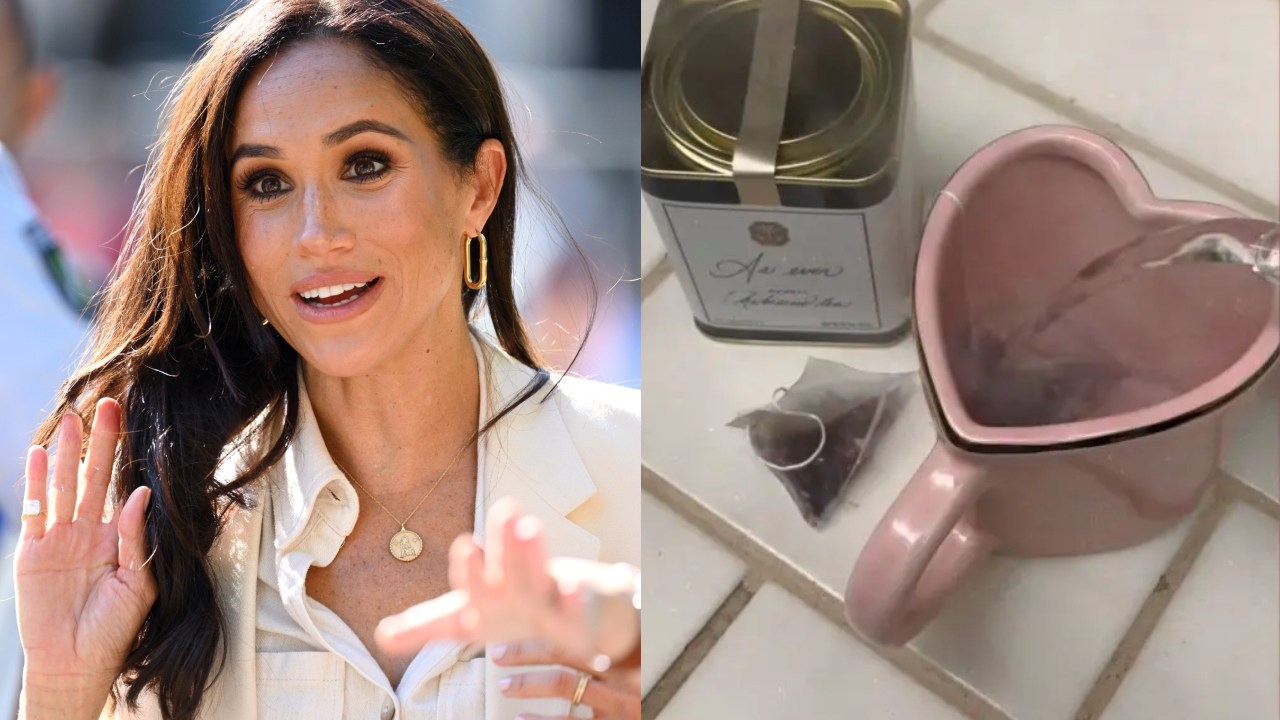 Meghan Markle divides internet after sharing video of tea being poured into mug on grout-stained 'toilet floor' as As Ever products quietly vanish from site