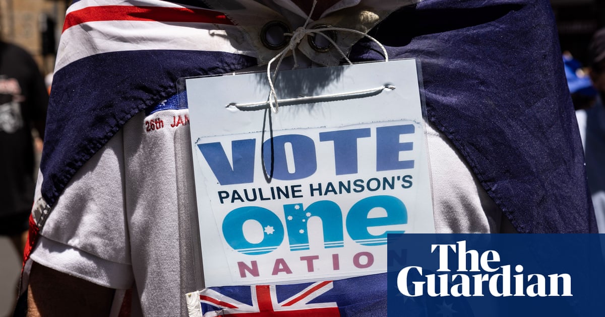 Guardian Essential poll: more than half of Australians open to voting for One Nation despite Hanson’s Muslim comments | One Nation