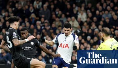 Guardiola complains over Solanke’s first goal after Manchester City blow 2-0 lead | Tottenham Hotspur