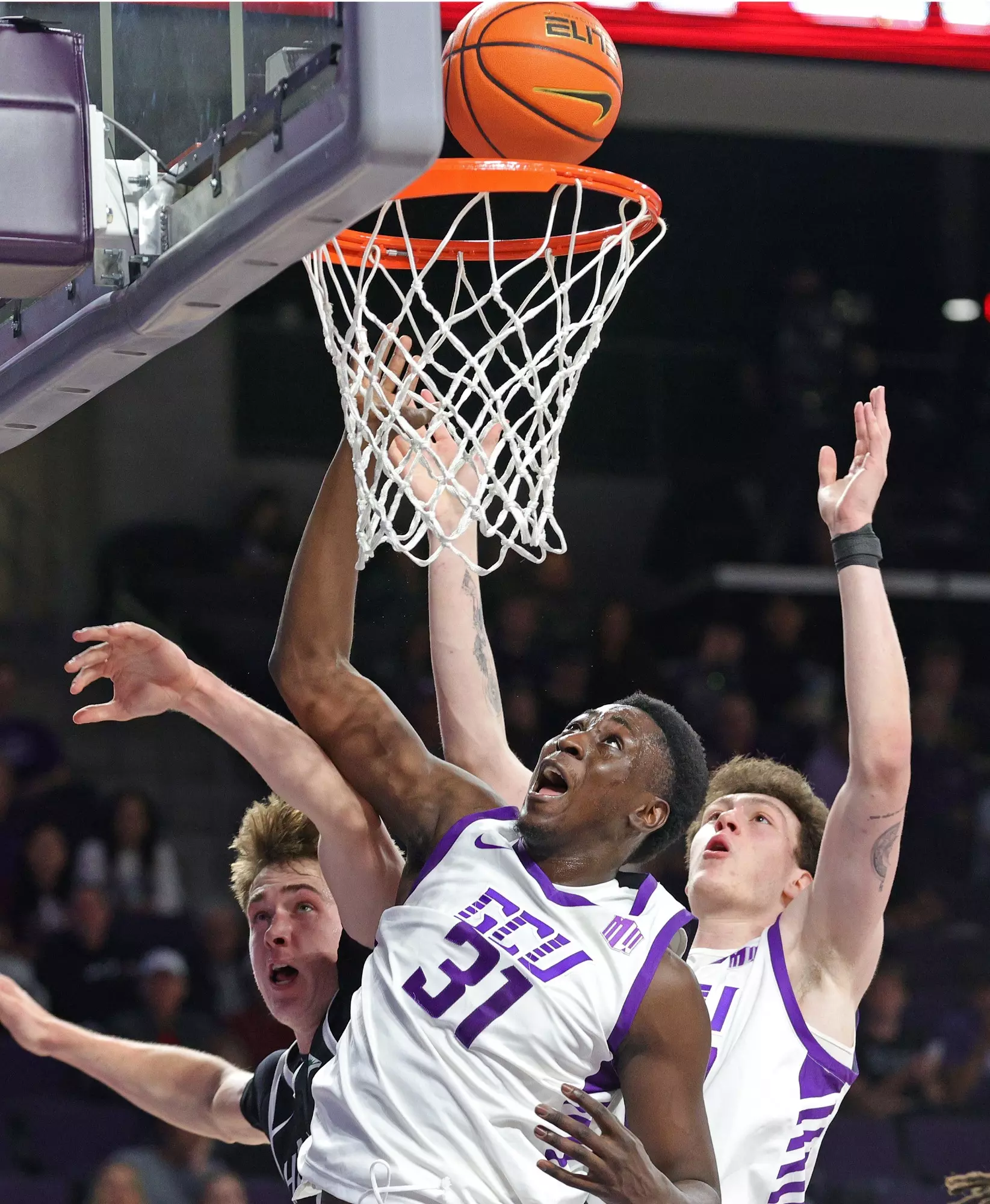 Phoenix, AZ  Dec. 2, 2025: The Lopes  secure a 67-45 win over Stetson at Global Credit Union Arena.   David Kadlubowski/GCU 