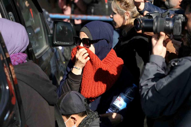 Members of Australian families believed to be linked to the Islamic State militants leave Roj camp near Derik, Syria, February 16, 2026.