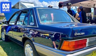 Donated VL Holden Commodore serviced by 700 apprentices to be auctioned for charity